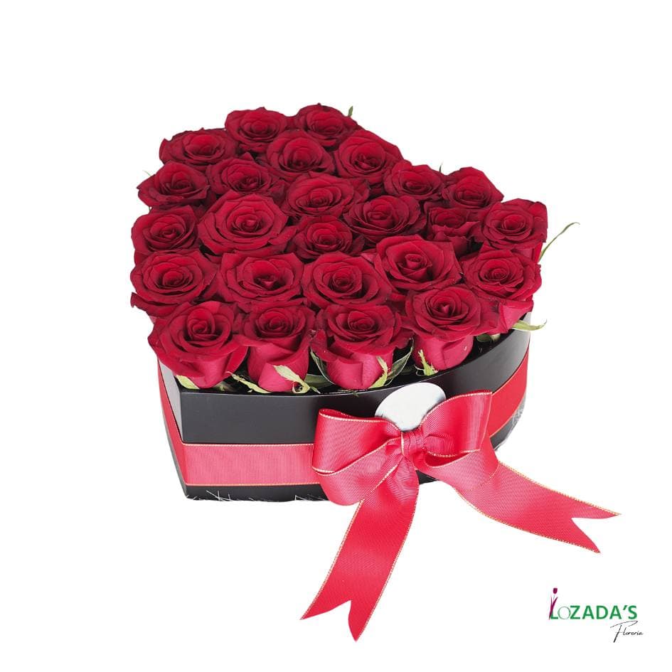 Corazón de 25 Rosas 🌹❤️