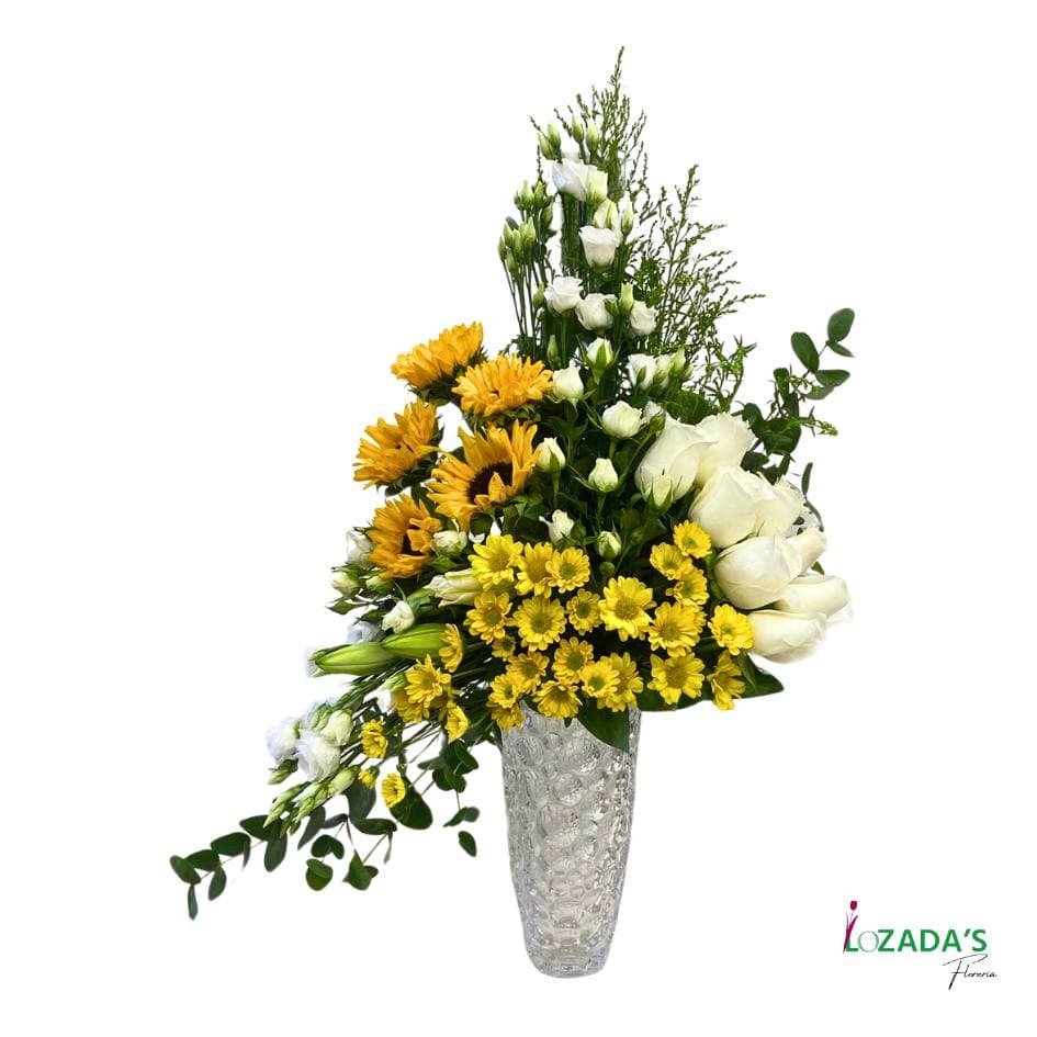 Arreglo Floral Brisa de Sol 🌻🌼🌹Entrega hoy mismo en Santiago