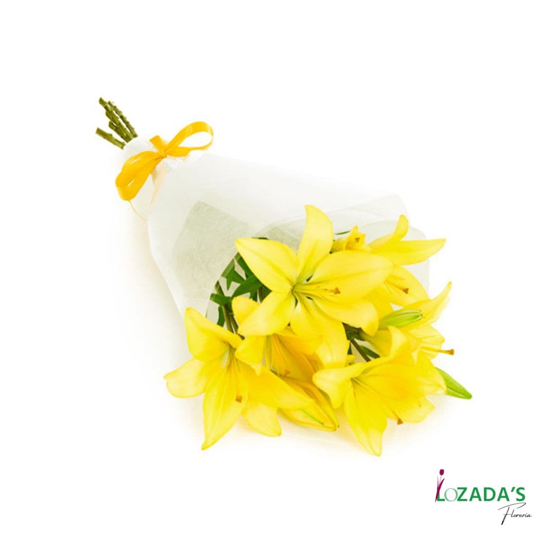 Ramo de Liliums Amarillos – Brillo y Alegría