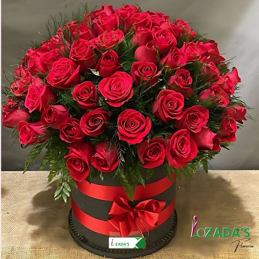 Tambor de 70 Rosas - Entrega hoy mismo en Santiago - Majestuoso Encanto
