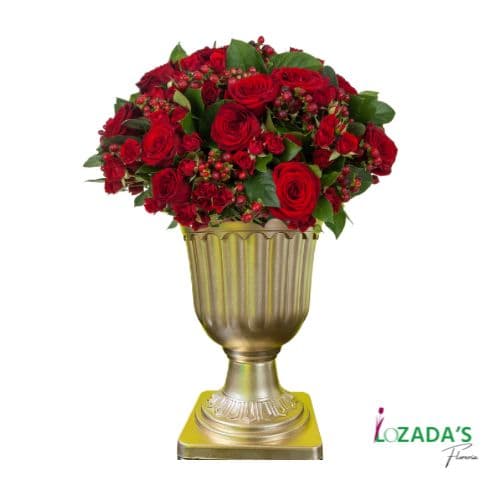 Copa de Rosas Elegance - Entrega hoy mismo en Santiago