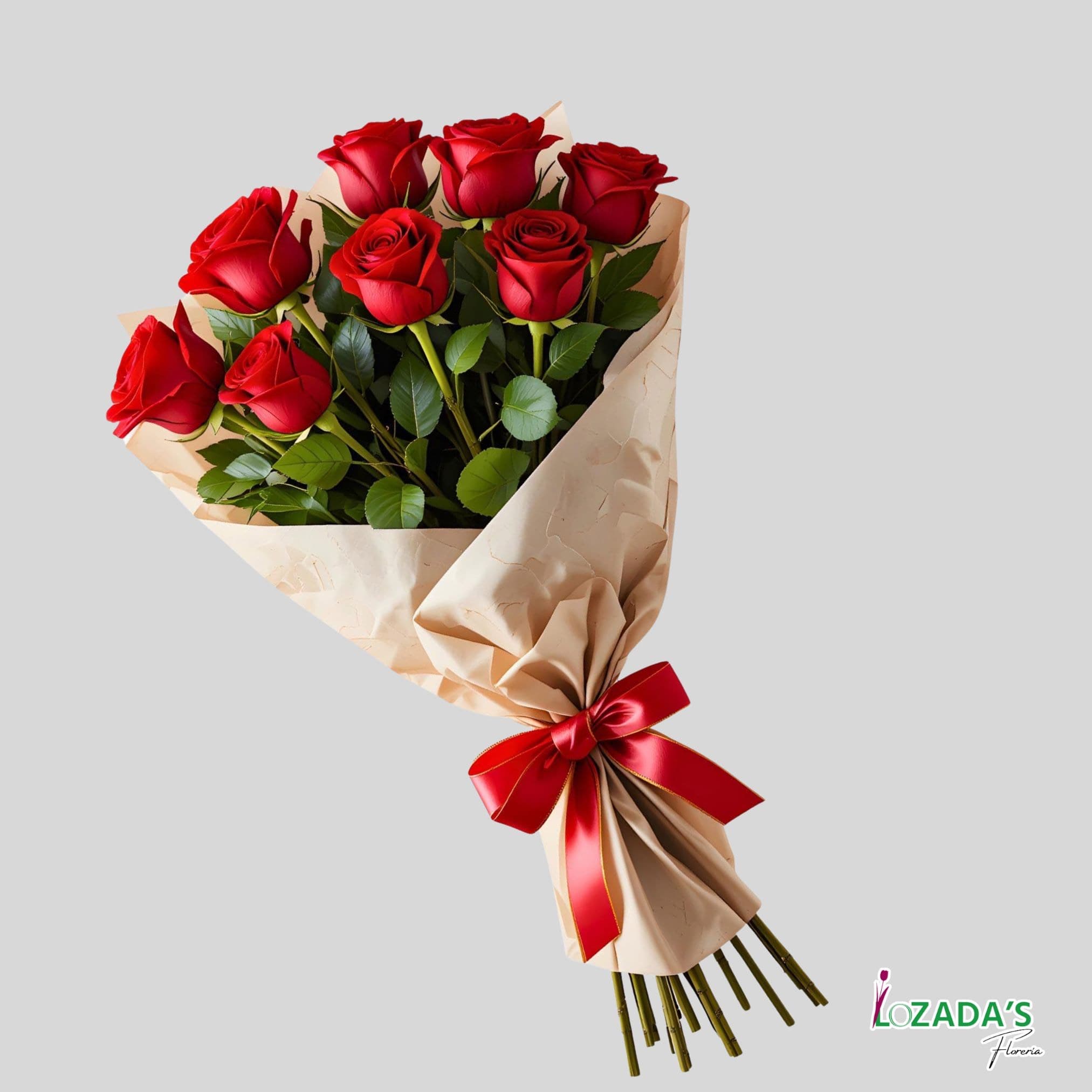 Promesa de Amor - Ramo de 8 Rosas - Entrega hoy mismo en Santiago