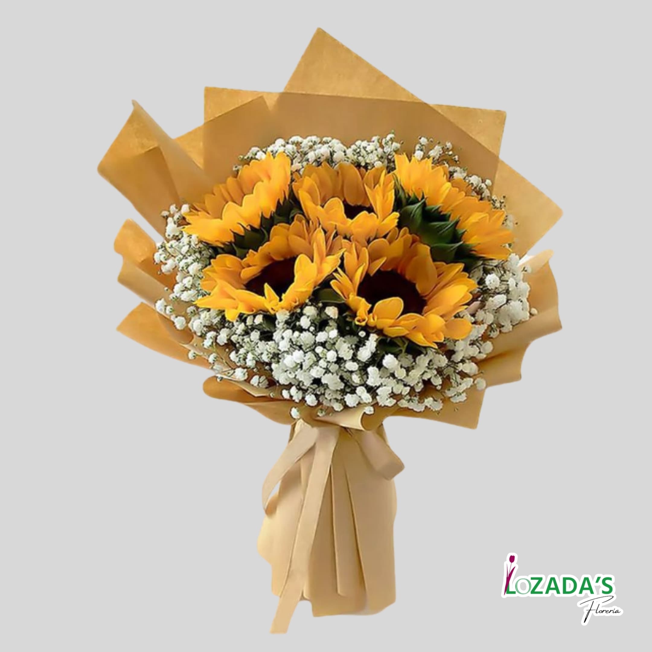 Ramo de Flores Amarillas - Trío de Girasoles - 21 de Septiembre