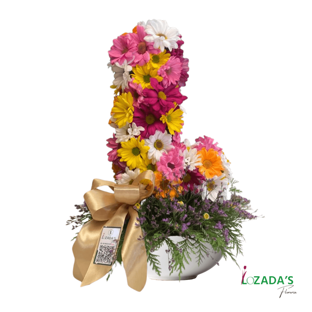 Letra inicial del Nombre de tu persona amada con Flores