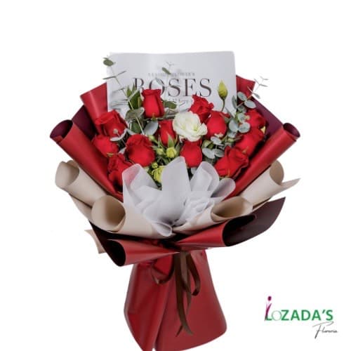 Ramo de 12 Rosas - Rosas de Ensueño - Entrega hoy mismo en Santiago