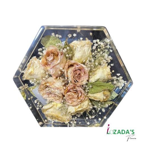 Inmortalización de Bouquet en Resina Epóxica – Un Recuerdo Eterno