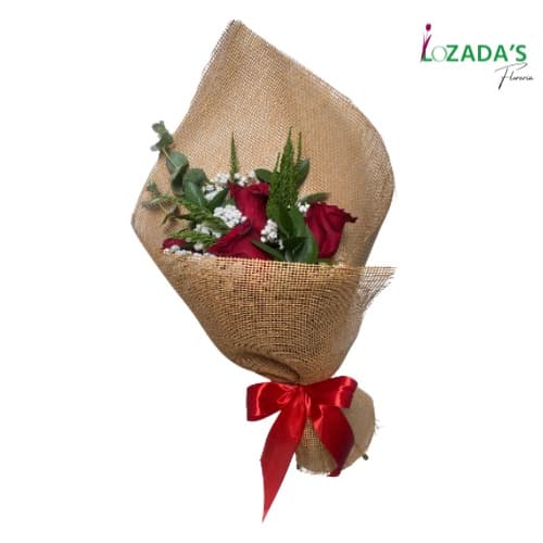 💐 Ramo de 4 Rosas - Entrega hoy mismo en Santiago- Esencia Floral 💐