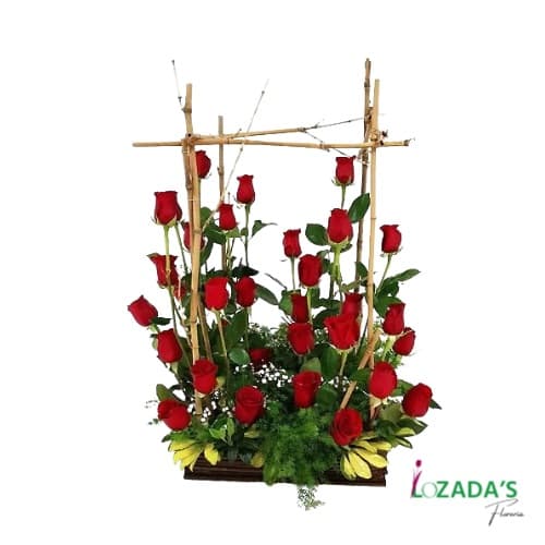 Bosque de 30 Rosas Rojas - Entrega hoy mismo en Santiago - Arreglo Exclusivo